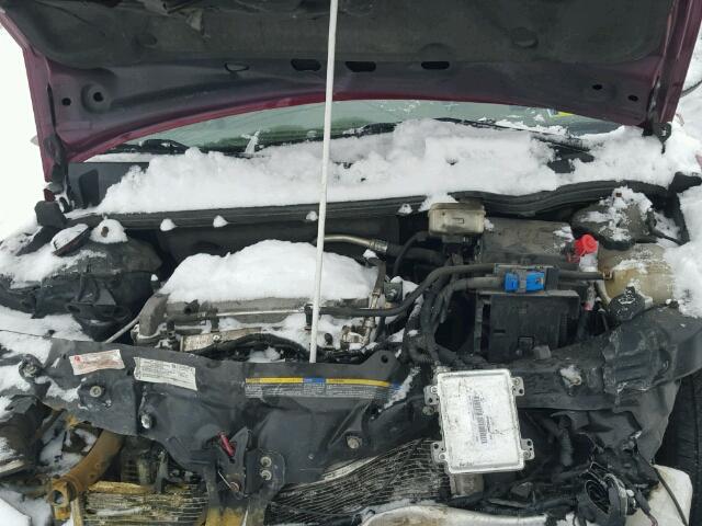 1G8AJ55F07Z148516 - 2007 SATURN ION LEVEL 栗色 照片 7