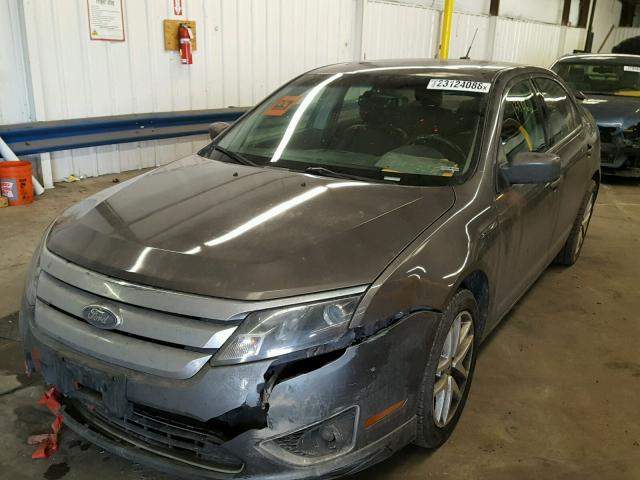 3FAHP0JG9CR176551 - 2012 FORD FUSION SEL GRAY photo 2