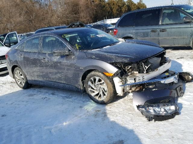 2HGFC2F88JH002443 - 2018 HONDA CIVIC EX ნაცრისფერი ფოტო 1