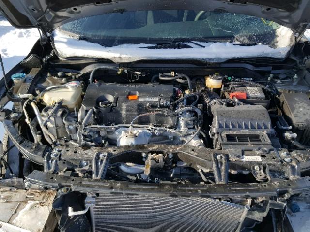 2HGFC2F88JH002443 - 2018 HONDA CIVIC EX GRAY photo 7