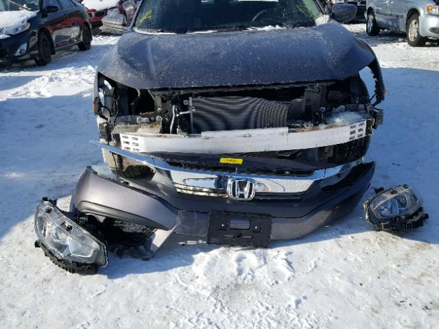 2HGFC2F88JH002443 - 2018 HONDA CIVIC EX ნაცრისფერი ფოტო 9