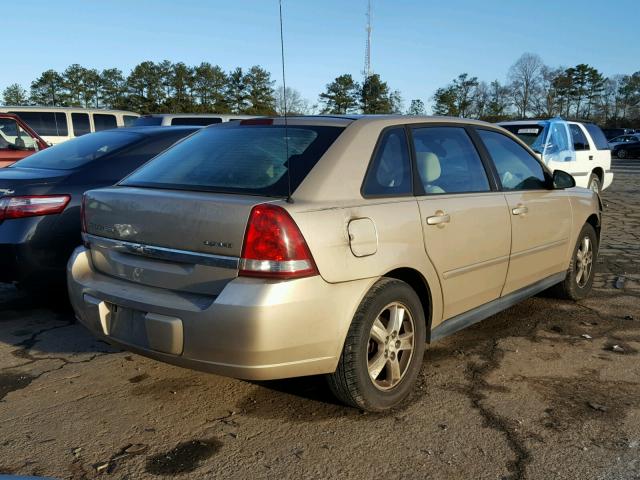 1G1ZT62815F307503 - 2005 CHEVROLET MALIBU MAX GOLD photo 4