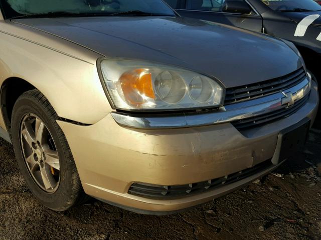 1G1ZT62815F307503 - 2005 CHEVROLET MALIBU MAX GOLD photo 9