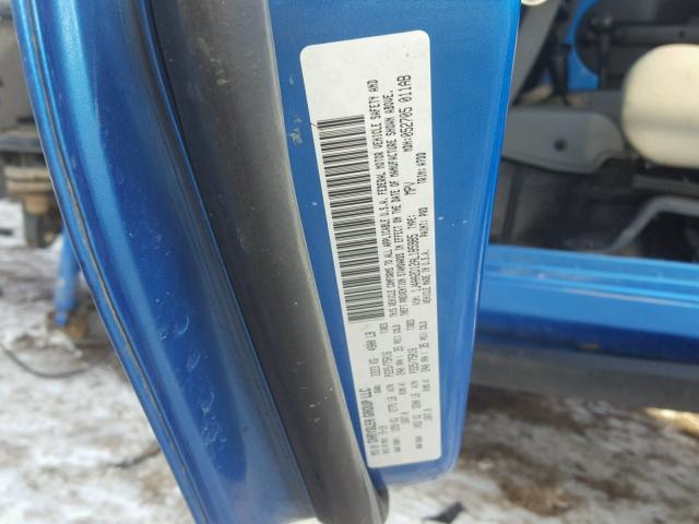 1J4AA2D12AL185985 - 2010 JEEP WRANGLER S BLUE photo 10