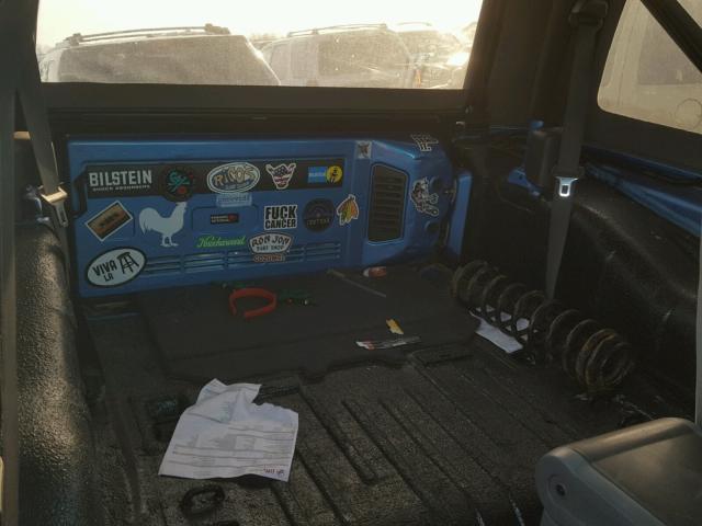 1J4AA2D12AL185985 - 2010 JEEP WRANGLER S BLUE photo 6