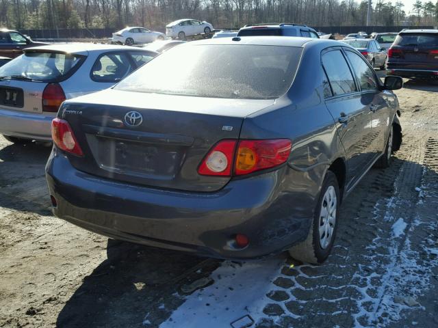 2T1BU4EEXAC275763 - 2010 TOYOTA COROLLA BA CHARCOAL photo 4