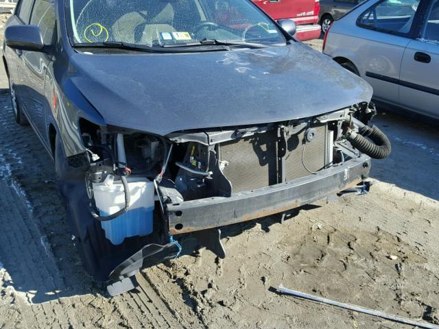 2T1BU4EEXAC275763 - 2010 TOYOTA COROLLA BA CHARCOAL photo 9