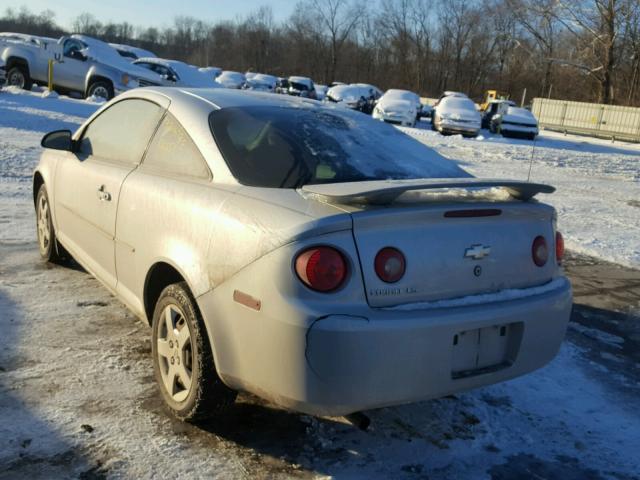 1G1AK15F567726737 - 2006 CHEVROLET COBALT LS SILVER photo 3