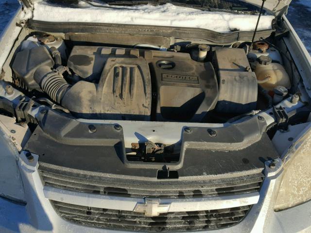 1G1AK15F567726737 - 2006 CHEVROLET COBALT LS SILVER photo 7