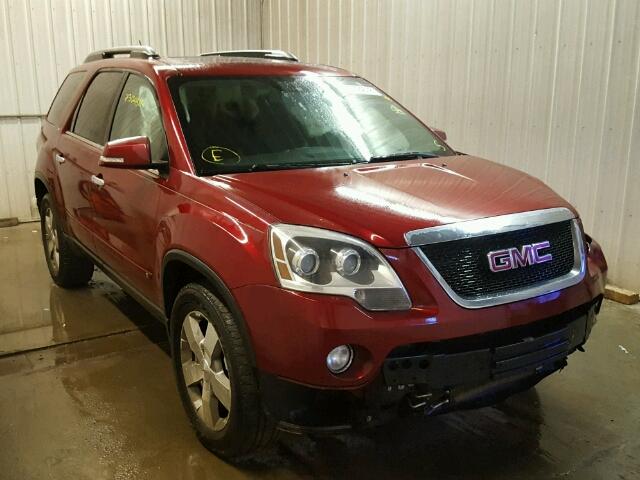 1GKLVMED5AJ104226 - 2010 GMC ACADIA SLT წითელი ფოტო 1
