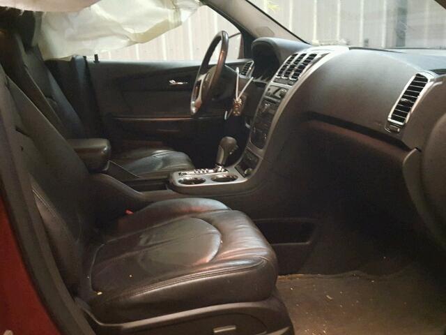 1GKLVMED5AJ104226 - 2010 GMC ACADIA SLT წითელი ფოტო 5