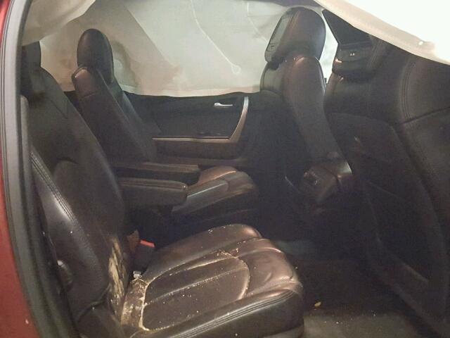 1GKLVMED5AJ104226 - 2010 GMC ACADIA SLT წითელი ფოტო 6