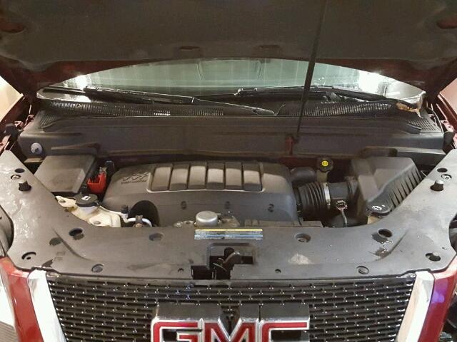 1GKLVMED5AJ104226 - 2010 GMC ACADIA SLT წითელი ფოტო 7