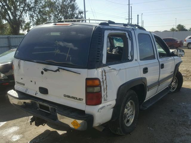 1GNEC13Z22R323548 - 2002 CHEVROLET TAHOE C150 WHITE photo 4