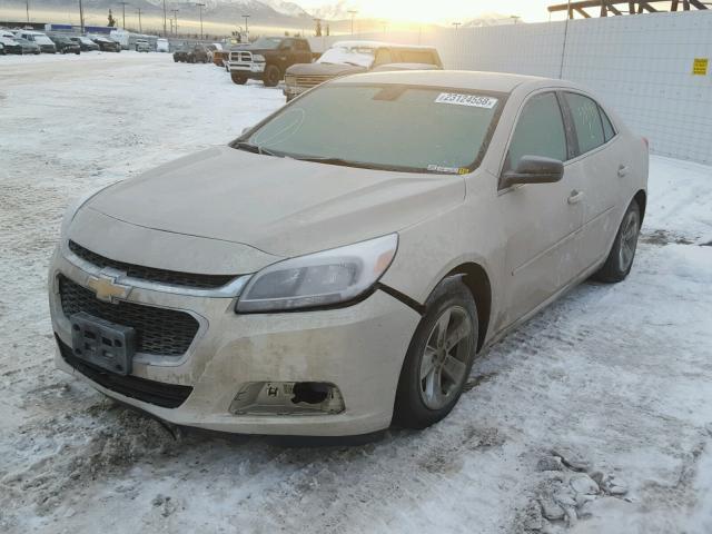 1G11B5SL4EF197853 - 2014 CHEVROLET MALIBU LS ოქროსფერი ფოტო 2