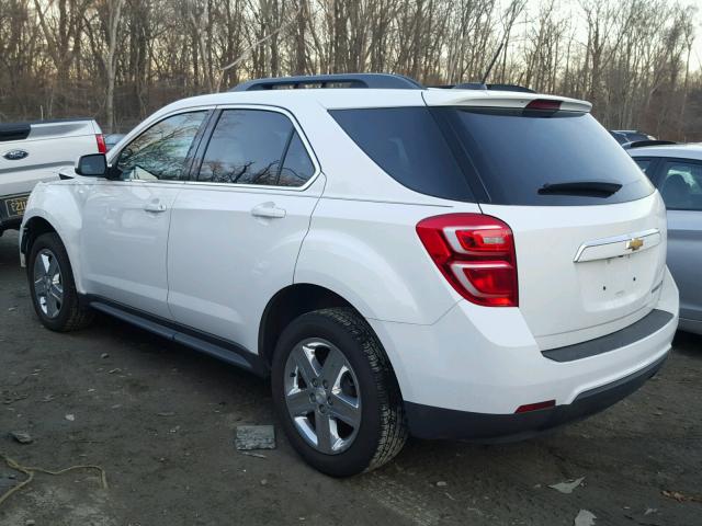 2GNALCEK4G1115181 - 2016 CHEVROLET EQUINOX LT WHITE photo 3