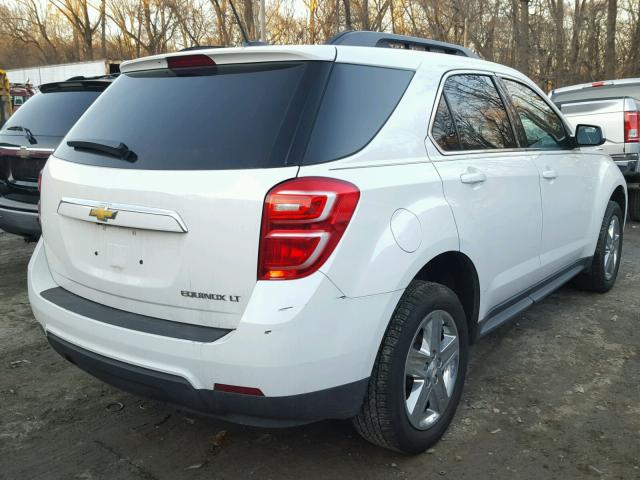 2GNALCEK4G1115181 - 2016 CHEVROLET EQUINOX LT WHITE photo 4