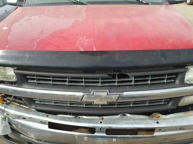 1GCEK19T3XE104711 - 1999 CHEVROLET SILVERADO RED photo 7