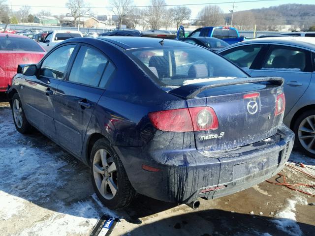 JM1BK12F041214769 - 2004 MAZDA 3 I BLUE photo 3