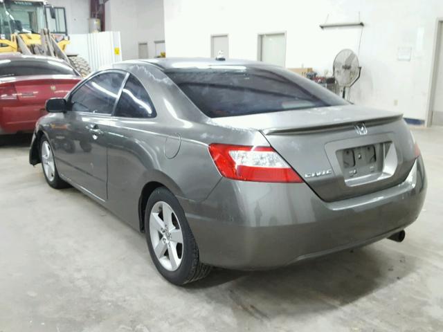 2HGFG12918H539873 - 2008 HONDA CIVIC EXL CHARCOAL photo 3