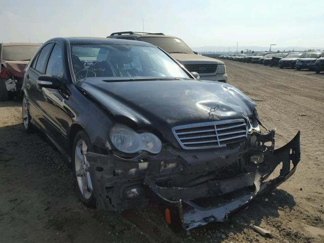 WDBRF52H07F867636 - 2007 MERCEDES-BENZ C 230 BLACK photo 1