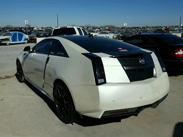 1G6DV1EP9C0128436 - 2012 CADILLAC CTS-V WHITE photo 3