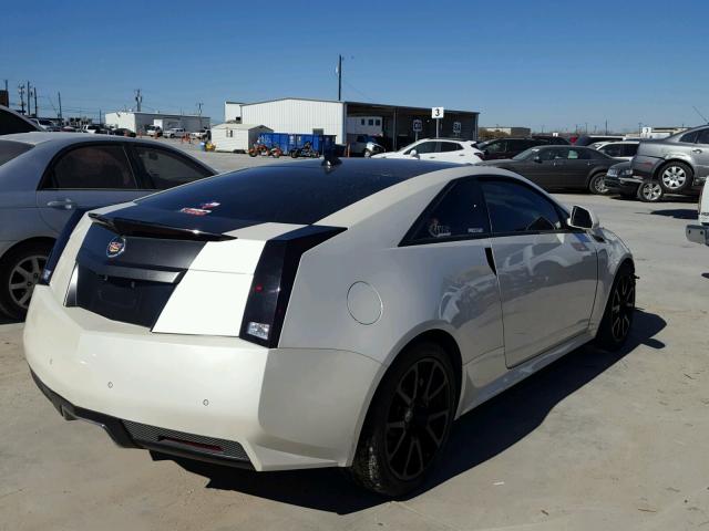 1G6DV1EP9C0128436 - 2012 CADILLAC CTS-V WHITE photo 4