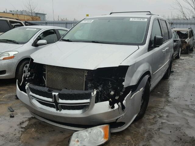 2D4RN4DG5BR651837 - 2011 DODGE GRAND CARA SILVER photo 2