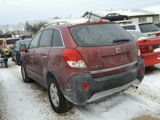 3GSCL33P98S707444 - 2008 SATURN VUE XE MAROON photo 3