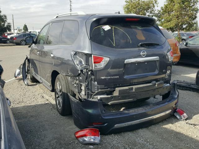 5N1AR2MN1DC643694 - 2013 NISSAN PATHFINDER BLUE photo 3