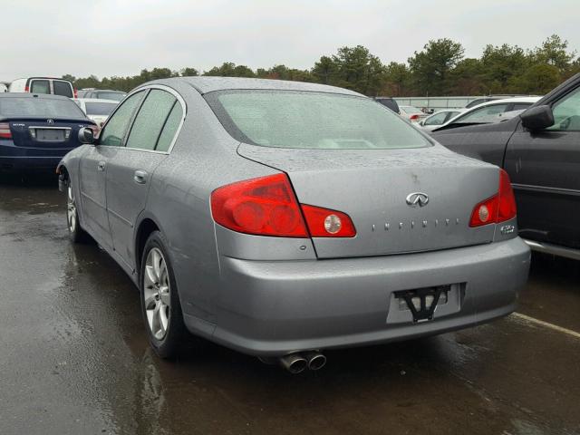 JNKCV51F15M307299 - 2005 INFINITI G35 GRAY photo 3