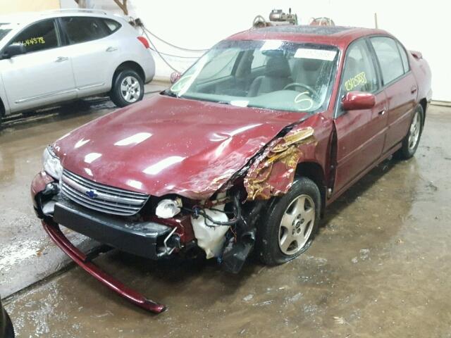 1G1NE52J92M618271 - 2002 CHEVROLET MALIBU LS 栗色 照片 2