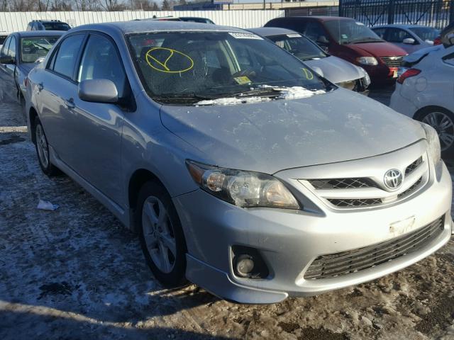 5YFBU4EE6DP130224 - 2013 TOYOTA COROLLA BA SILVER photo 1