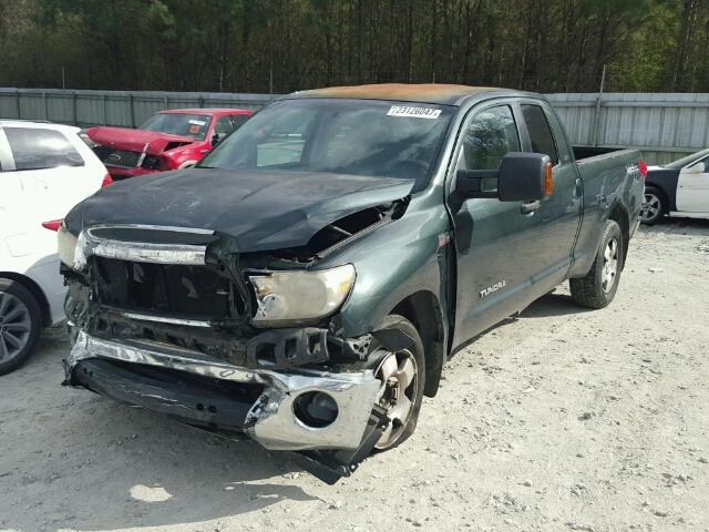 5TBRV54197S470634 - 2007 TOYOTA TUNDRA DOU GREEN photo 2