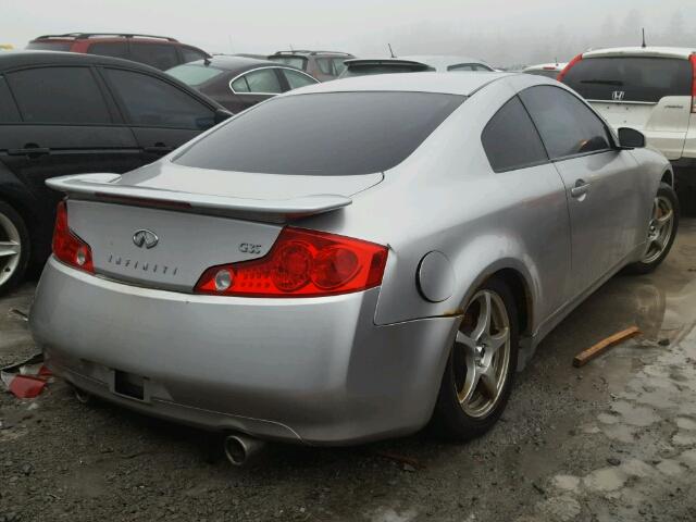 JNKCV54E13M210264 - 2003 INFINITI G35 SILVER photo 4