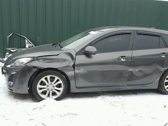 JM1BL1H50A1342405 - 2010 MAZDA 3 S GRAY photo 9