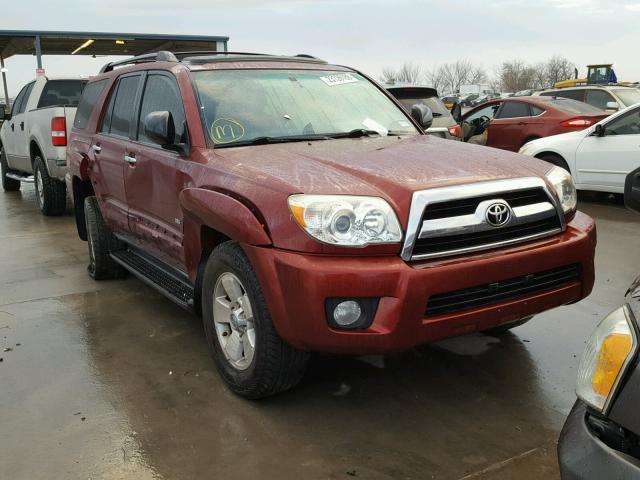 JTEZU14R98K015750 - 2008 TOYOTA 4RUNNER SR BURGUNDY photo 1