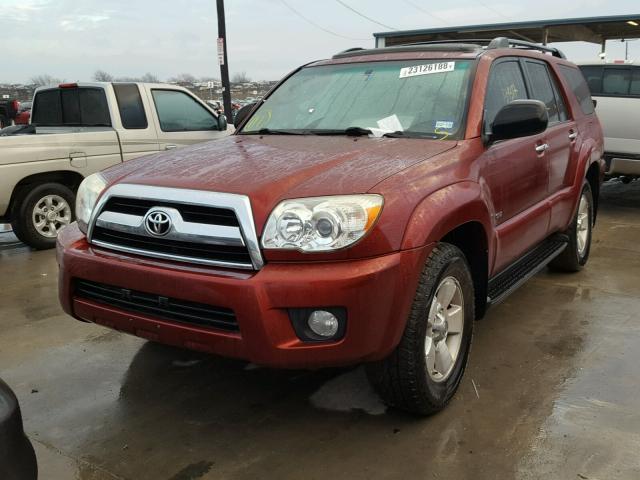 JTEZU14R98K015750 - 2008 TOYOTA 4RUNNER SR BURGUNDY photo 2