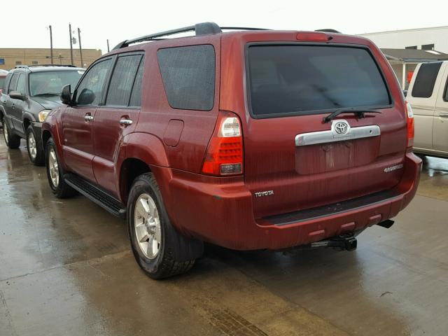 JTEZU14R98K015750 - 2008 TOYOTA 4RUNNER SR BURGUNDY photo 3