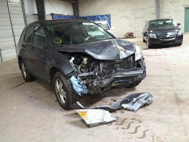 5J6RE4H75AL023852 - 2010 HONDA CR-V EXL GRAY photo 1