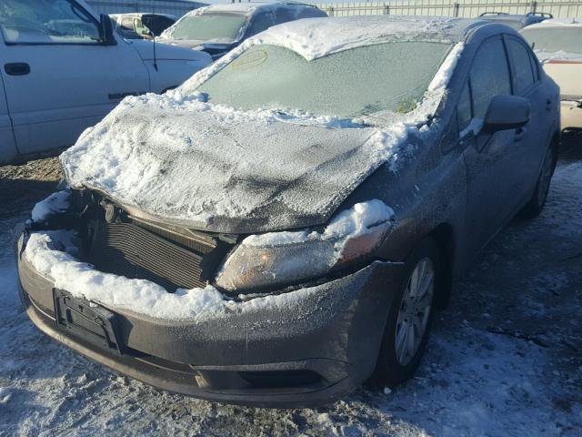 19XFB2F87CE024644 - 2012 HONDA CIVIC EX ნაცრისფერი ფოტო 2