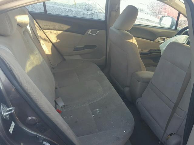 19XFB2F87CE024644 - 2012 HONDA CIVIC EX ნაცრისფერი ფოტო 6