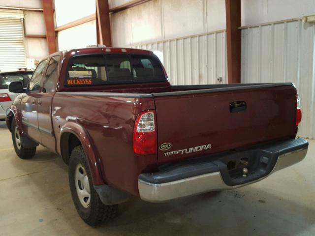 5TBRU341X5S442653 - 2005 TOYOTA TUNDRA ACC RED photo 3