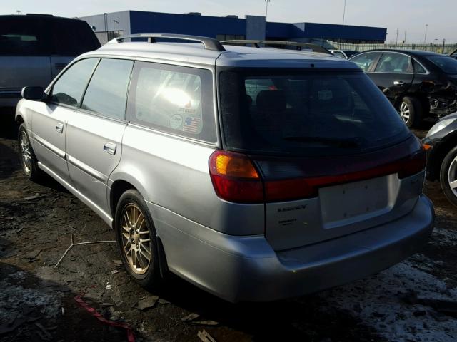 4S3BH625047301281 - 2004 SUBARU LEGACY L S SILVER photo 3