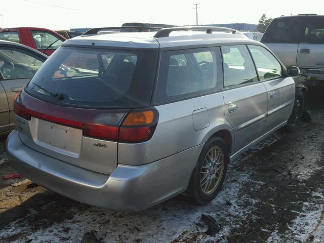 4S3BH625047301281 - 2004 SUBARU LEGACY L S SILVER photo 4