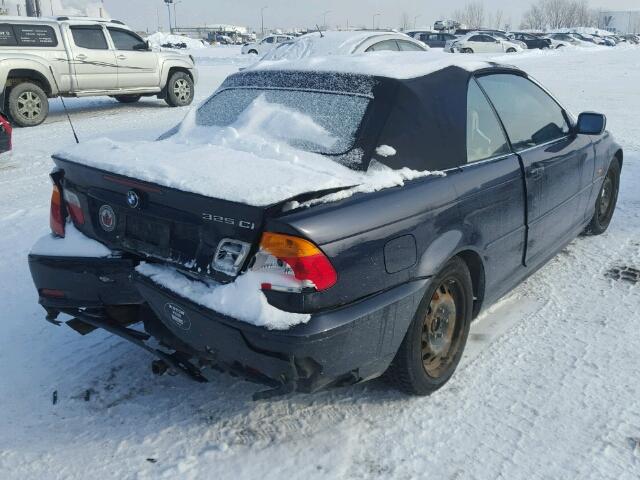 WBABS33471JY56276 - 2001 BMW 325 CI BLUE photo 4