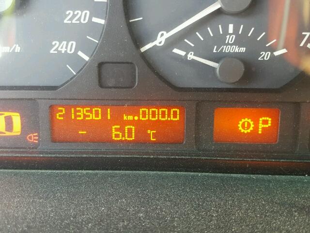 WBABS33471JY56276 - 2001 BMW 325 CI BLUE photo 8