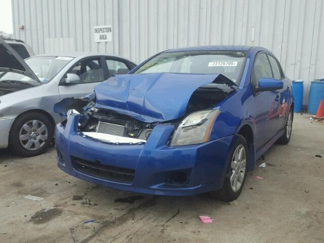 3N1AB6AP2BL674589 - 2011 NISSAN SENTRA 2.0 BLUE photo 2