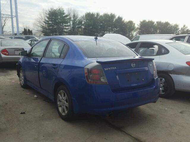 3N1AB6AP2BL674589 - 2011 NISSAN SENTRA 2.0 BLUE photo 3