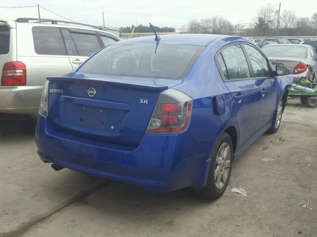 3N1AB6AP2BL674589 - 2011 NISSAN SENTRA 2.0 BLUE photo 4